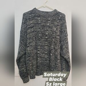 Saturday mens sweater sz large